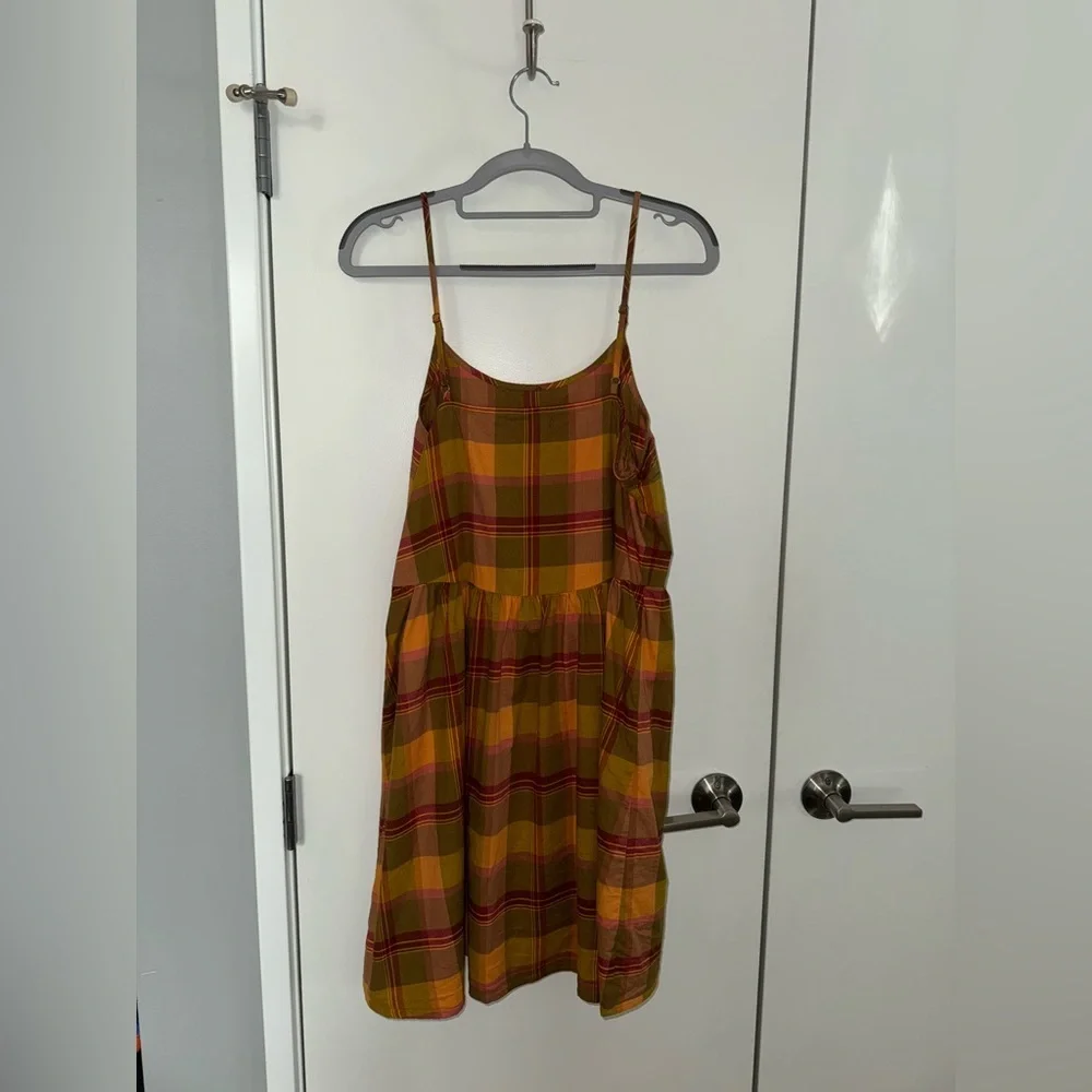 Madewell Plaid Babydoll Cami Dress - Picture 2 of 8
